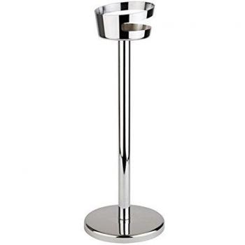 Eleganter Weinkühler-Ständer aus Edelstahl