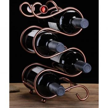 Iron Wine Bottle Storage Rack