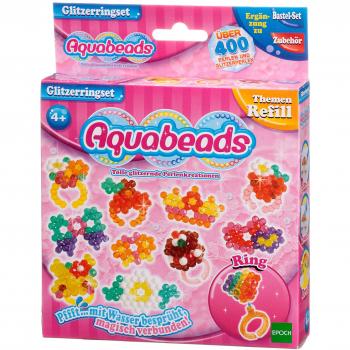 Aquabeads 79928 Glitzer-Ringe Bastelset
