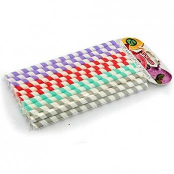 Colorful Paper Straws for Smoothies