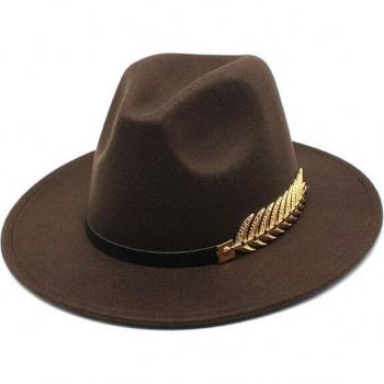 Men's and Women's Big Brim Fedora Hat