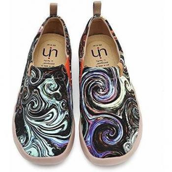 UIN Women's Starry Night Canvas Slip-On Shoe