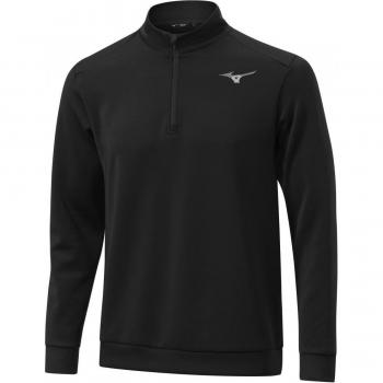Mizuno Langarmshirt RB 14 Zip für Herren schwarz M