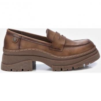 Mocasines clásicos de mujer Refresh 171983 negros planos con suela de goma
