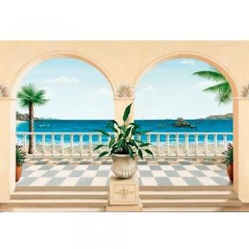 Idealdecor Bunt-Fotokunst Tapete – 70 × 140 cm, selbstklebend