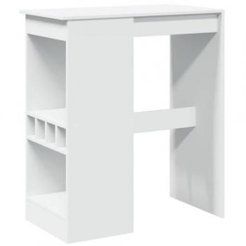 Mesa de Bar VidaXL – Elegância em Madeira Branca