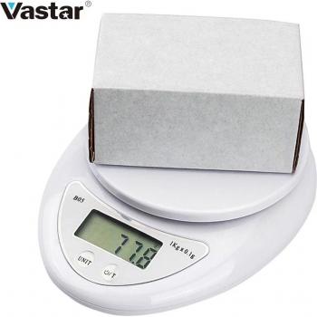 Vastar Personal Digital Weighing Scale – 5 kg Max, 0.1 g Sensitivity, Mini Pocket Size