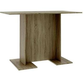 Table de repas Chêne Sonoma 110 x 60 x 75 cm en Aggloméré