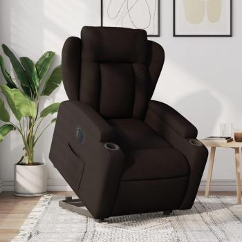 VidaXL Dunkelbrauner Relaxsessel mit elektrischer Unterstützung