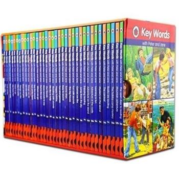 Ladybird Key Words with Peter and Jane 36 Books Box Set (HB) NEW