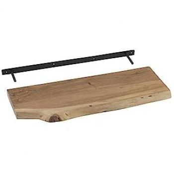 Étagère Murale J‑LINE Gérard – 70 cm – Bois Naturel