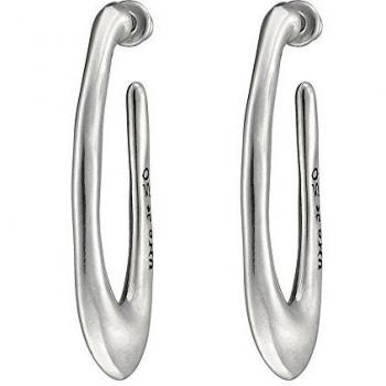 UNO DE 50 PENDIENTES TU ORBITAS? Mujer Aros Oval Plateado Fabricación Artesanal