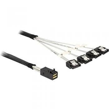 Delock Delock Kabel mini SAS HD SFF-8643 > 4 x SATA 7pin 0,5m
