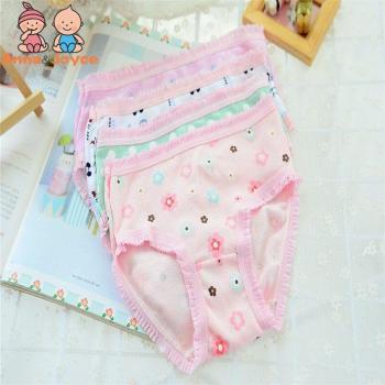 Girls Briefs Shorts 6-Pack Cotton Underwear for Ages 2-10