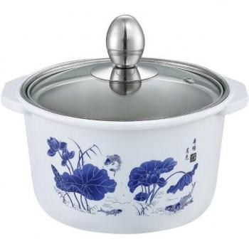 Single Serve 1200ml Clear Soup Pot for Induction Cooking