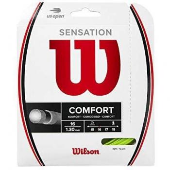 Wilson Sensation 16 Neon Verde 12 m Corda da Tennis