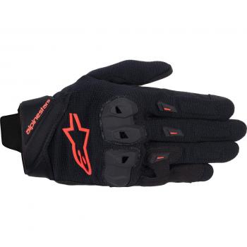 Stella SP X 1 Guanti in Pelle per Moto Donna Nero Rosso M