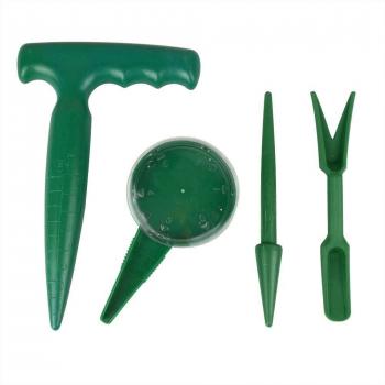Traditional Garden Seeder and Dibber Combo