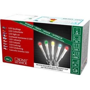 Micro Catena Luminosa RGB 50 Lampadine 3,43 m