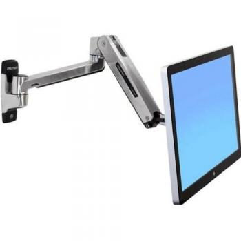 Ergotron 45-383-026 LX HD Polished Sit Stand Wall Mount LCD Arm for 46 inch LCD Plasma TV