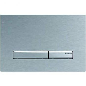 GEBERIT SIGMA 50 FLUSH PLATE NEW SLIM RE-DESIGN IN BRUSHED CHROME