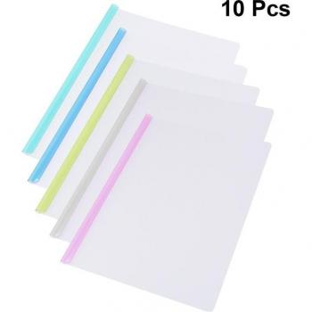 10PCS Sliding Bar Clamps A4 File Folder Set