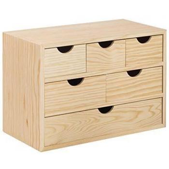 Cassettiera per arredo CM.40X20X28H con 6 vani