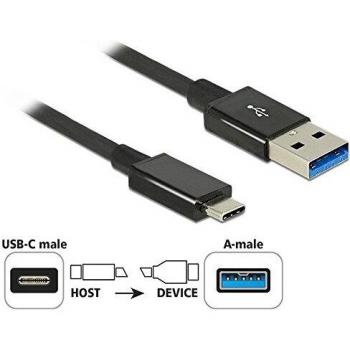 DeLOCK Premium USB-Kabel 24-Pin Typ C (M) auf 9-polig Typ A (M) 1,0m