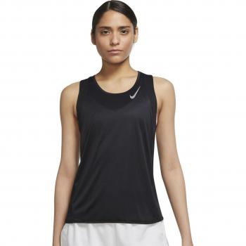 Nike Dri-FIT Damen Lauf-Singlet Schwarz S (EU 36-38)