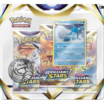 Pokémon TCG: Brilliant Stars 3-Pack Booster (Leafeon)