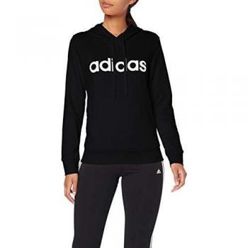 Felpa Adidas Essentials Linear Donna 36-38 Nero/Bianco