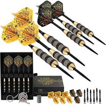 Pro‑Grade 20 g Steel Tip Darts – Set of 6 with 12 Flights