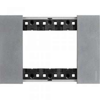 Living Now 3‑Module Plaque Bticino – Lune en Zamak