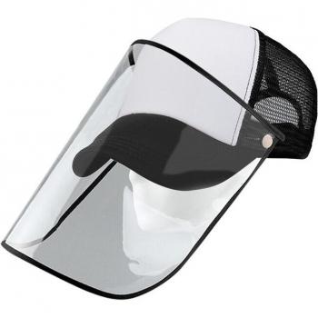 Gorra de béisbol con protección facial y cubierta a prueba de polvo