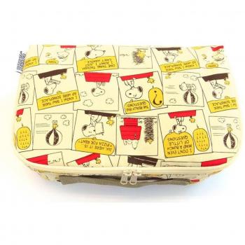Vanguard Snoopy Narrativa – Estuche de Ropa Talla L Marfil