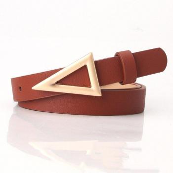 Fashionable Thin Leather Belt for Women