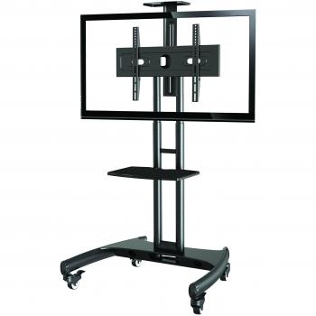 PR2000 N Audiovisuelle Konferenzplattform für 32–65” Monitore – Farboption Grau