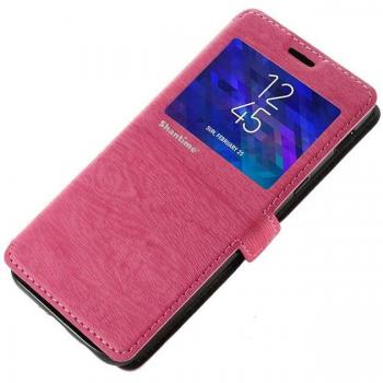 Funda de cuero PU con ventana de visualización para Vivo Y76 5G