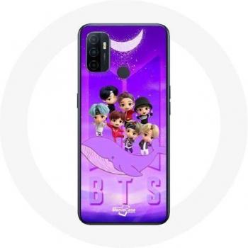 BTS TinyTAN Oppo A53 Coque mit RM, Jin, Suga, J-Hope, Jimin, Jungkook und V