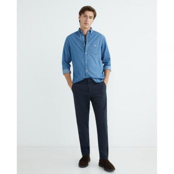 Gant Casual Indigo Shirt for Men XL