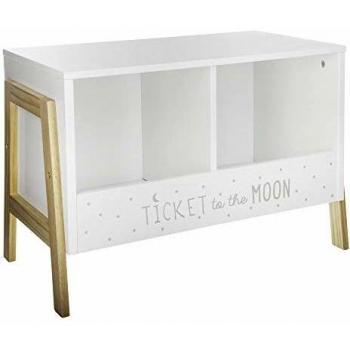 Libreria Montessori per bambini bianca H40cm