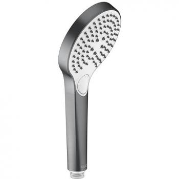 IXMO Handbrause Keuco 3-Strahlarten Schwarz-Chrom Gebürstet