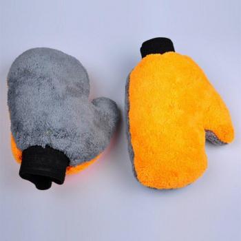 2pcs Microfiber Cleaning Mitts for Cars