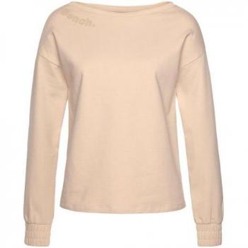 Bench Loungewear Basic Sweatshirt Beige – 95% Baumwolle
