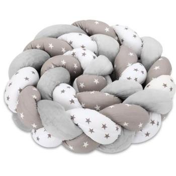 Teddy‑cushion décoratif 150 cm – Totsy Baby – Niche d’enfant – Gris