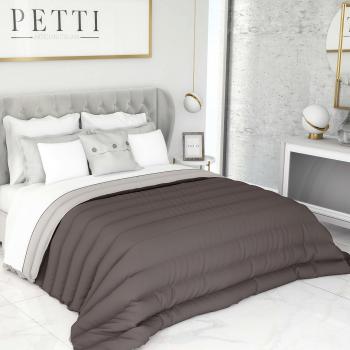Trapunta Matrimoniale Maxi Invernale Grigia 100% Made in Italy