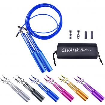 CIVAH wire jump rope with rapid ball bearings for MMA and boxing