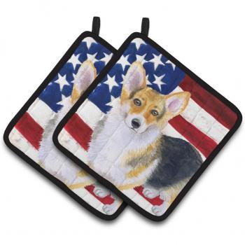 BB9642PTHD Corgi Flag Mug Holder