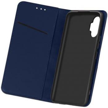 Funda Cuero Azul Oscuro con Soporte para Samsung Galaxy A32
