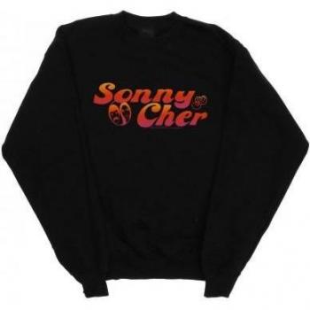 Ladies’ Gradient Logo Crewneck – White